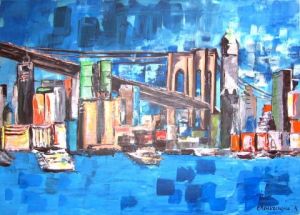 Voir le détail de cette oeuvre: brooklyn bridge